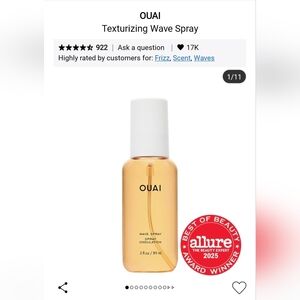 OUAI Wave Spray with White Cap